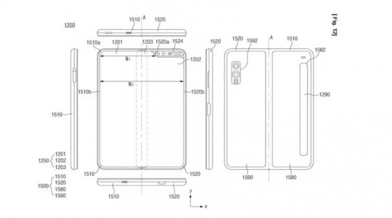 Патент розкрив ще одну "фішку" майбутнього Samsung Galaxy Fold