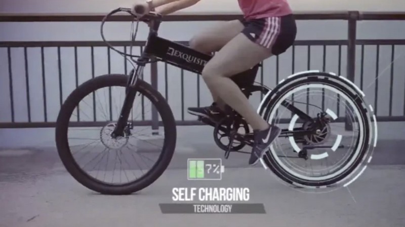 Випустили перший в світі гірський велосипед DX eBike, який заряджається при їзді