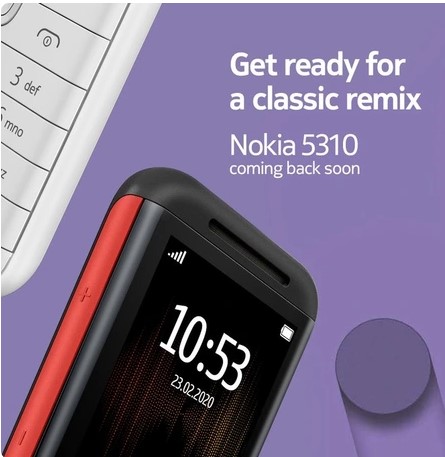 У мережі з'явилися характеристики і фото нового Nokia 5310