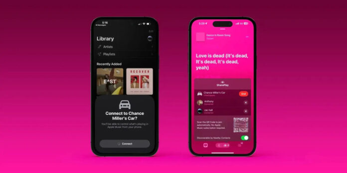 CarPlay в iOS 17 додає SharePlay для Apple Music навіть для друзів на великій відстані