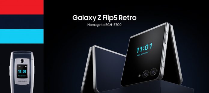 Анонсовано Samsung Galaxy Z Flip5 Retro – ностальгічне переосмислення впливового розкладного телефона Samsung E700