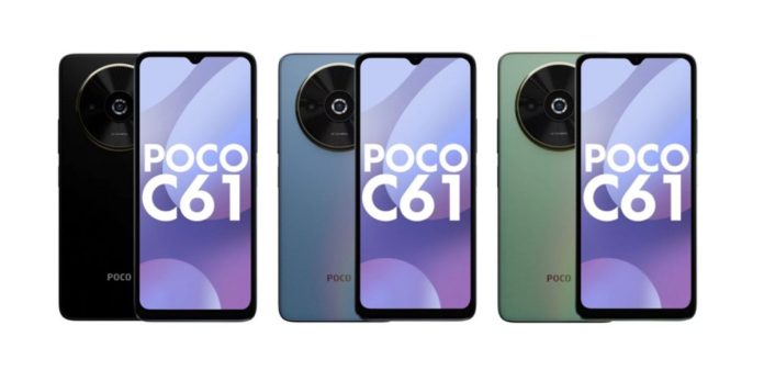 Смартфон Poco C61 виявився перейменованим Redmi A3 на SoC MediaTek Helio G36