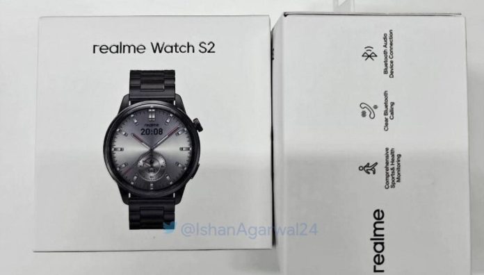 Перші фото нового годинника realme Watch S2