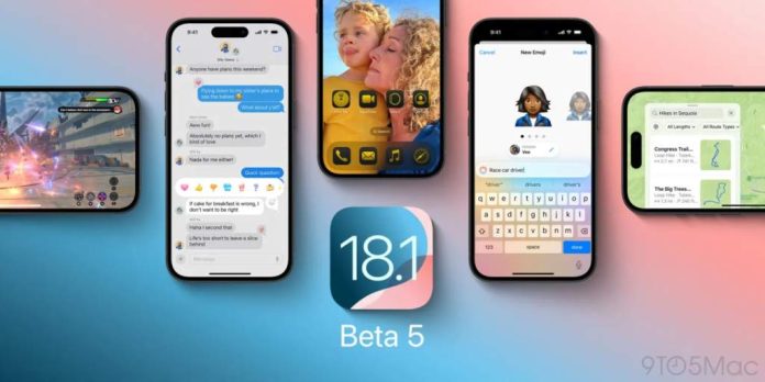 Apple наближається до публічного запуску iOS 18.1: випущена beta 5