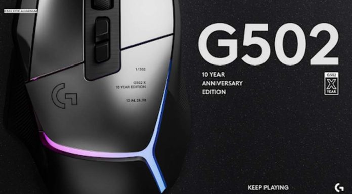 Logitech випустила лімітовану версію культової миші G502