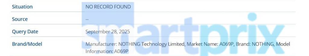 Nothing Phone 4a IMEI