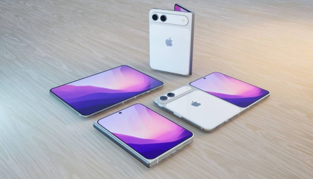 рендер складного iPhone