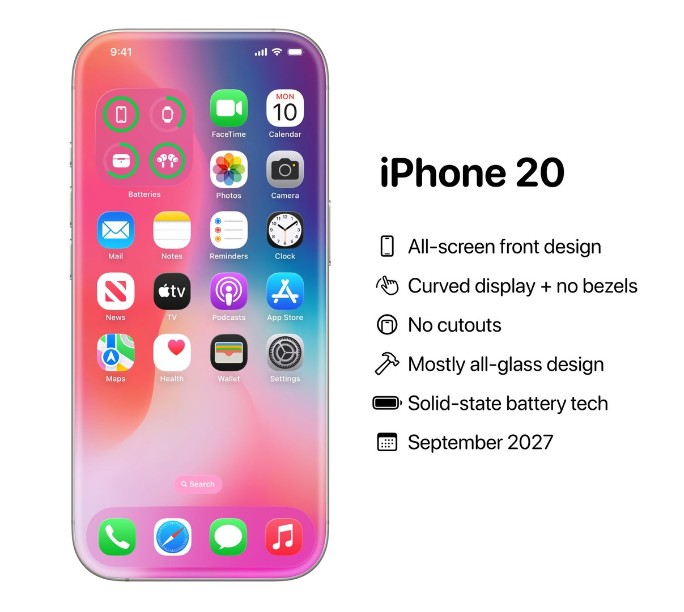 iPhone 20 концепт