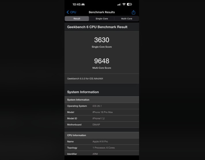iPhone 16 Pro Max тестування охолодження