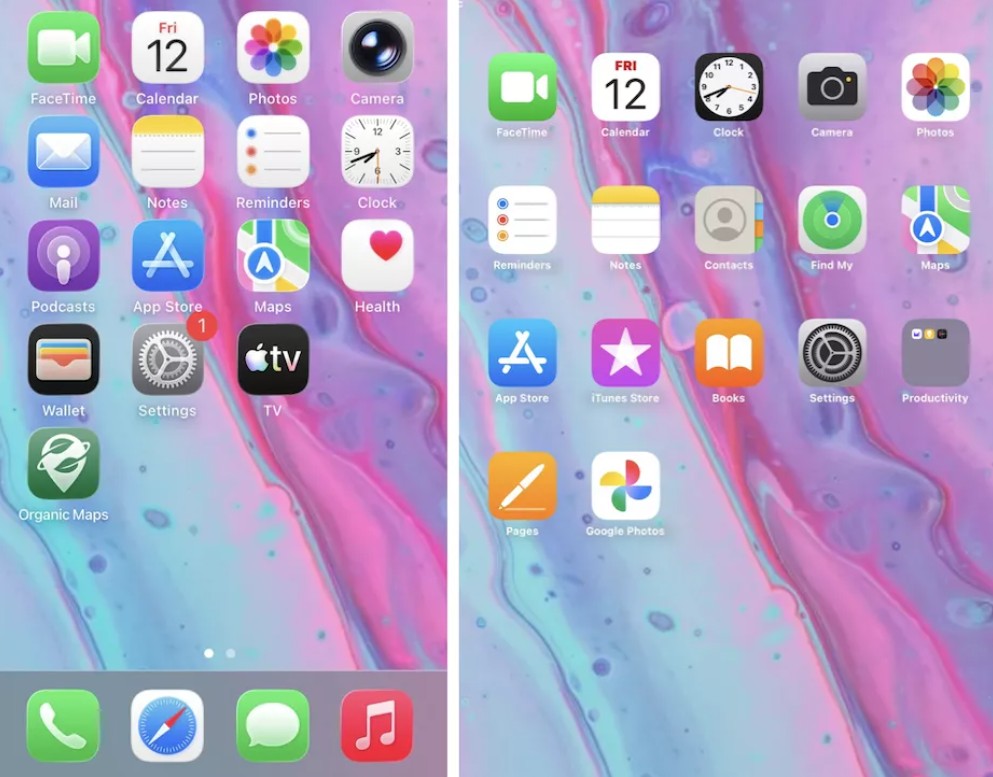 iOS 26 blurry icons