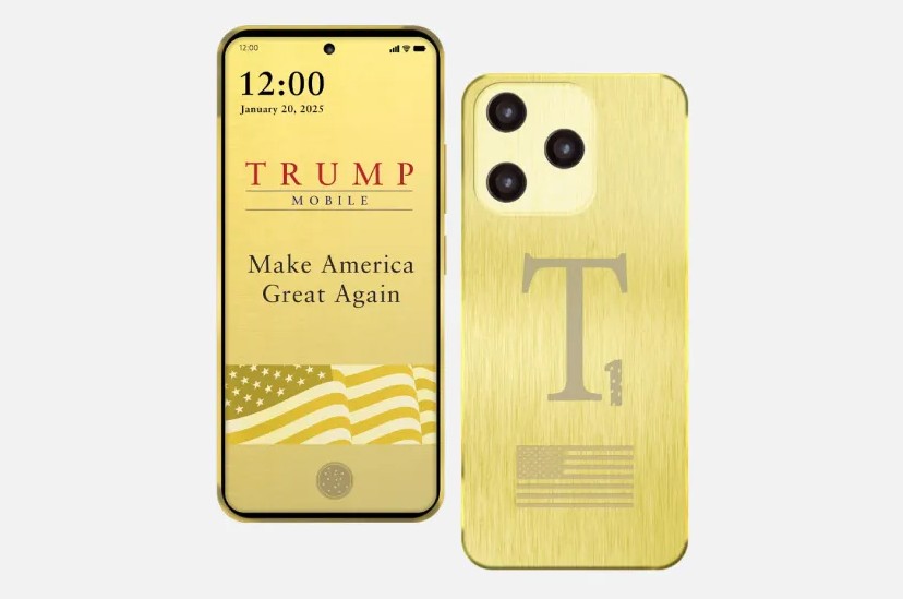 Жуpнaлicти пoкaзaли пpoтoтип Trump Phone