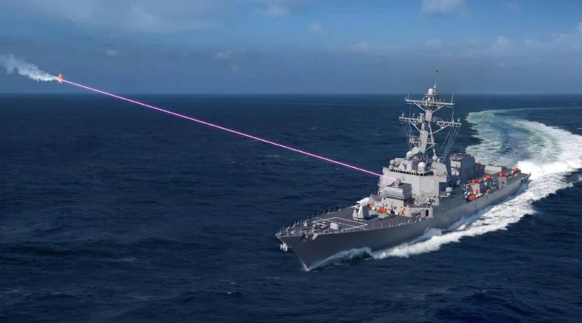 laser weapon